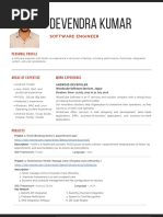 Devendra Kumar's Resume