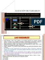 Operacionalización de Variables