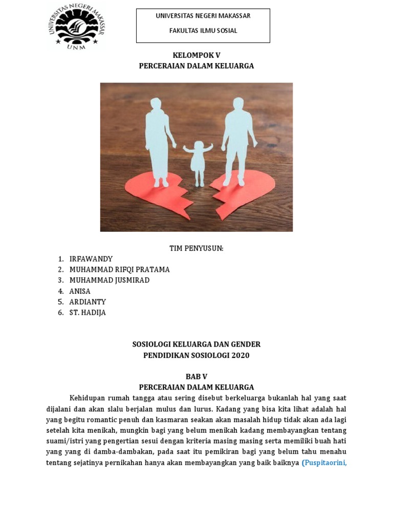 Perceraian Dalam Keluarga | PDF