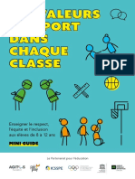 Les Valeurs Du Sport Dans Chaque Classe