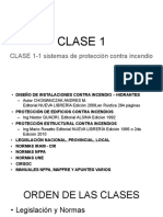 Clase 1: CLASE 1-1 Sistemas de Protección Contra Incendio