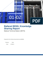 Ballarat BESS Knowledge Sharing Report 1