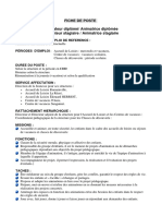 Fiche de Poste Animateur Ville de Pessac