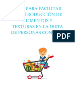 Guía para Facilitar La Introducción de Alimentos y Texturas en La Dieta de Personas Con T.E.A