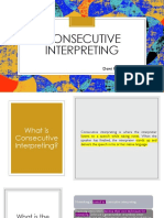 Consecutive Interpreting: Dewi Purwati, M.PD