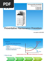 Canon Advance Dx c357if c257if Prev Maint Proc