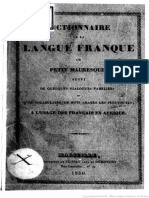Dictionnaire de La Langue Franq