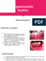 Gingivoestomatis Herpetica Pacho