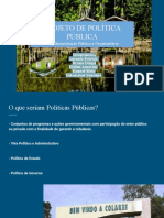 PROJETO DE POLÍTICA PÚBLICA Adm Pública e Orçamentária