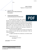 Oficio A Tribunal Electoral