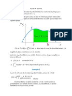 Funcion de Densidad