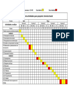 Cronograma de Actividades para Proyecto