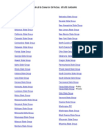 TPC Official State Groups