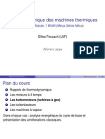 Thermodynamiques Des Machines Thermiques