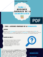 Tema Uno Criminología Unes PDF