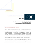 LA AUDITORÍA DE LA ASF U OTRA MANERA DE SER DEL PATRIMONIO NACIONAL - Mtro Marcelino Núñez Trejo