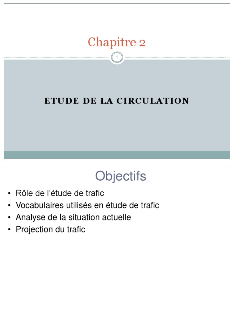 02 Circulation | PDF | Trafic | Voitures