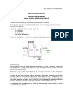 Refrigeración por compresión mecánica simple: ciclo, componentes y funcionamiento