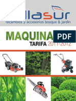 Catálogo de Maquinaria para Bosque y Jardín