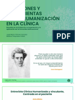 Reflexiones Sobre Humanizacion Clinica Udea 2021