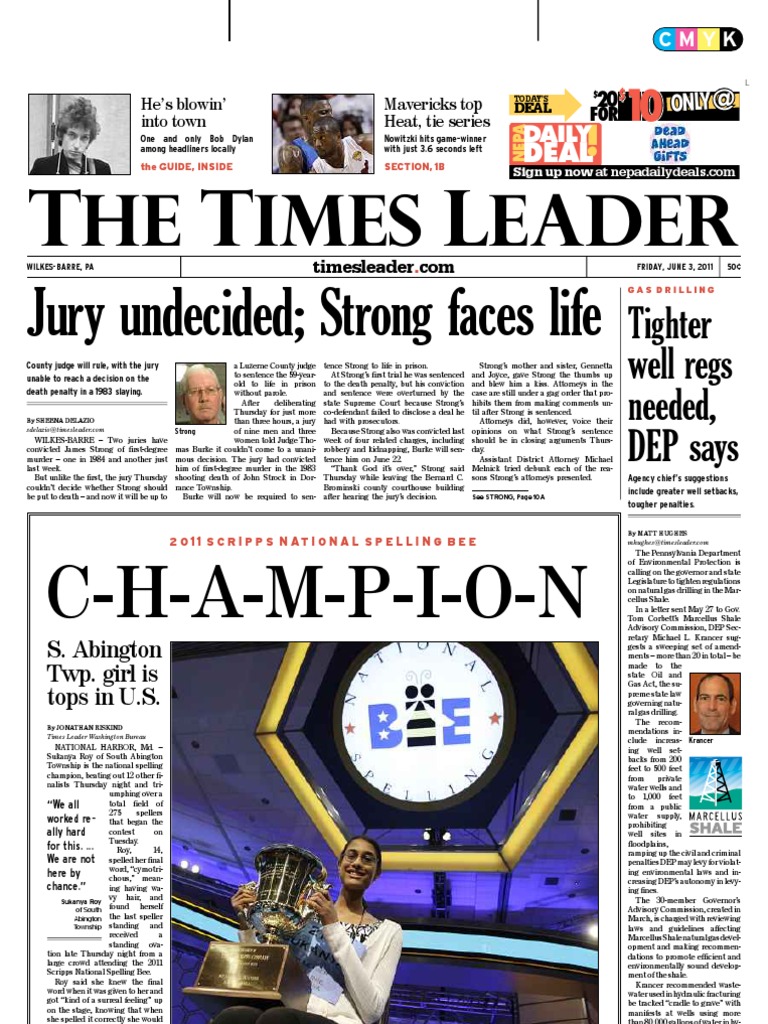 Times Leader 06 03 11 Pdf Life Imprisonment Luzerne County