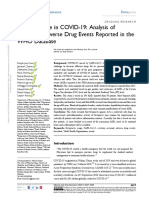 Favipiravir Use in COVID-19: Analysis of Suspected Adverse Drug Events Reported in The WHO Database