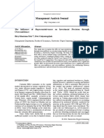 Management Analysis Journal: The Influence of Representativeness On Investment Decision Through Overconfidence