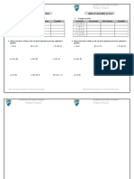 Solucionar ecuaciones de primer grado en una escuela particular