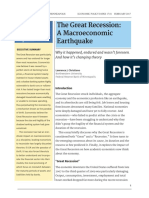 The Great Recession: A Macroeconomic Earthquake