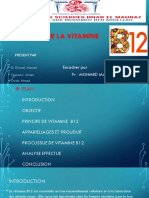 Synthes de La Vitamine: Encadrer Par PR: Mohmed Marzouqi