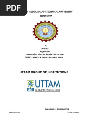 Rasna Kashyap Startup Business Plan