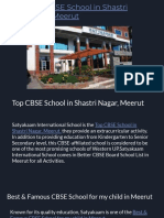 Best CBSE School in Shastri Nagar, Meerut