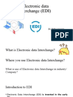 Electronic Data Interchange (EDI)