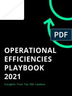 The Operational Efficiencies Playbook 2021