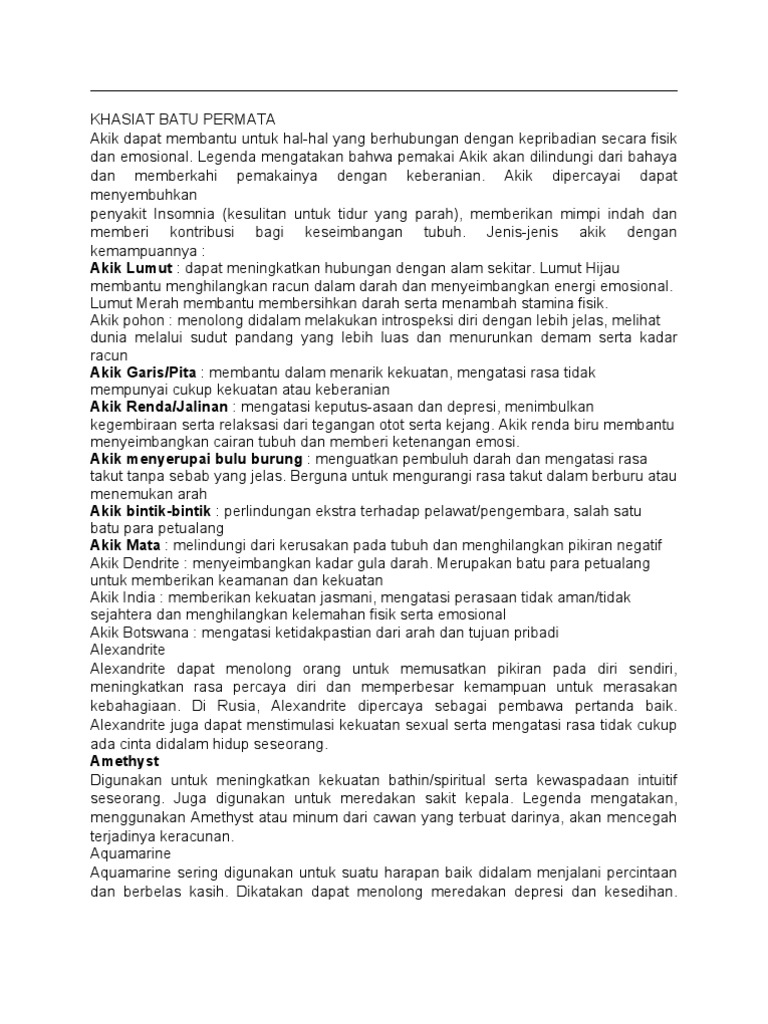 Krafdunia Design Kedaibatuco Batu Jarum Mas