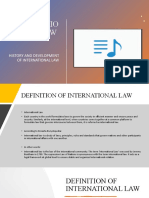 Defenition of International Law