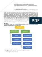 Quality Cost Productivity Measurement and Control Environmental Cost