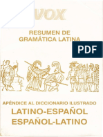 Resumen Gramática Latina