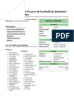 Championnat de France de Football de Deuxième Division 1990-1991