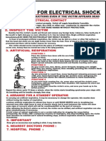 Follow These Instructions Even If The Victim Appears Dead: 1. Break The Electrical Contact