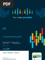 Troubleshooting BGP by Brad Edgeworth CCIE# 31574