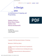 How To Design Programs An Introduction To Computing and Programming - Matthias Felleisen