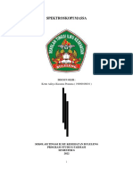 Makalah Spektroskopi Massa - Aditya Kusuma