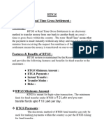 Real Time Gross Settlement: Meaning:: RTGS Minimum Amount