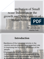 The Contribution of Small Scale Industries in The