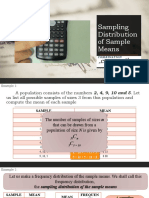 Sampling Distribution of Sample Means: Combination