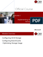 Microsoft Official Course: Implementing Advanced File Services