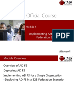 Microsoft Official Course: Implementing Active Directory Federation Services