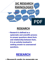 Research Terminologies