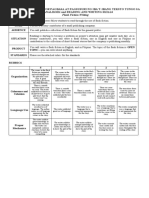 Performance Task For Pagbasa at Pagsusuri NG Iba'T-Ibang Teksto Tungo Sa Pananaliksik and Reading and Writing Skills